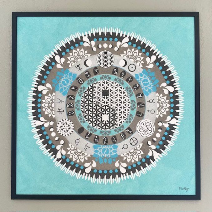 Mandala "Je suis UN avec l'Univers"